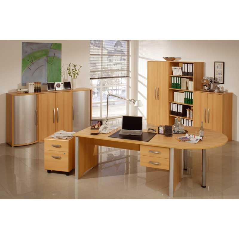 Techno Speed Ergonomic Cantilever Frame Office Desk - Mike O'Dwyer Office  Furniture