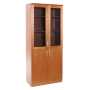 Concerto Tall Cupboard with Half Glass Doors