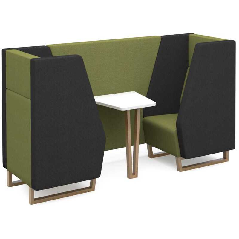 2 Seat Office Seating Pod For Social Distancing