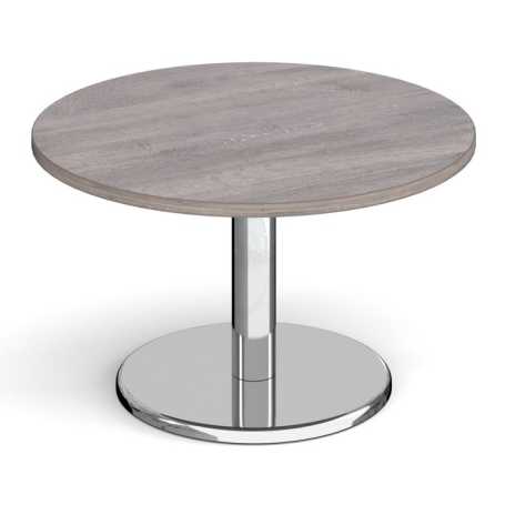 Circular Reception Coffee Table with Chrome Base