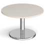 Circular Reception Coffee Table with Chrome Base