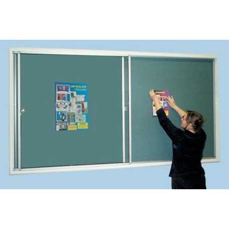 Safety Sliding Door Noticeboards. Doors do not open outwards or upwards.